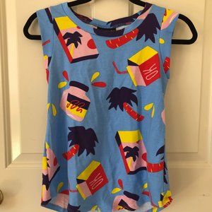 Nooworks Muscle Tee in Snacks xs NWOT